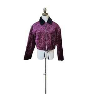 Women's Spellbound Cropped Jacket 90s Victorian Goth Size Medium